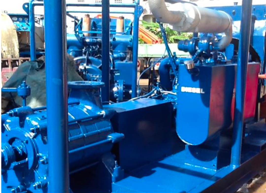 Multistage Centrifugal Pump — Diesel Driven